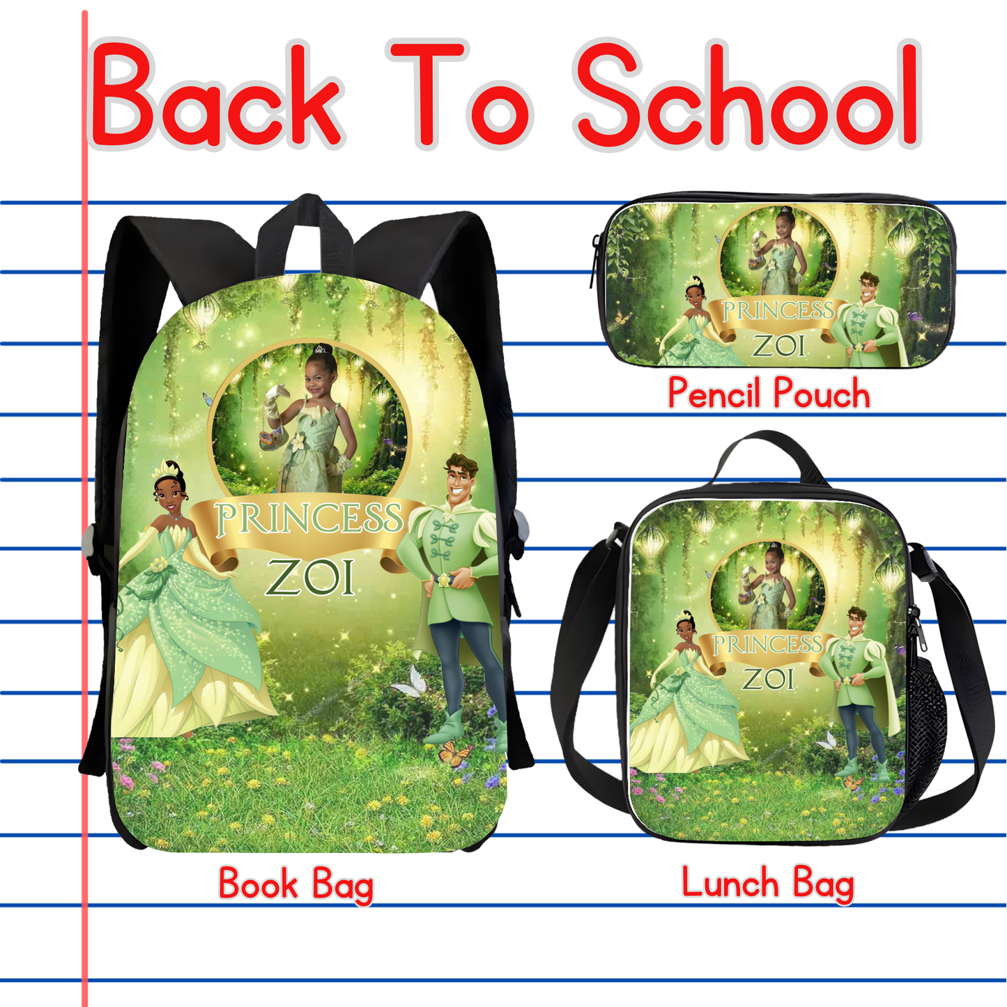 Back To School Editable Template - Princess Frog