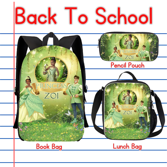 Back To School Editable Template - Princess Frog